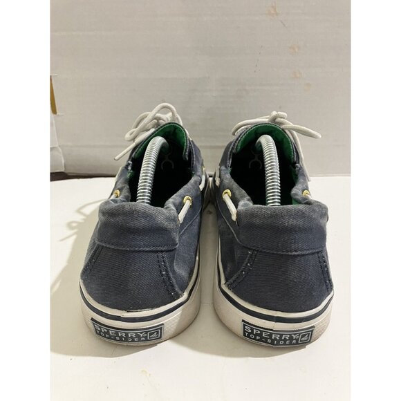 Sperry Bahama II Women’s Size 10 M Blue Denim canvas Loafers Boat Shoe - Picture 4 of 8